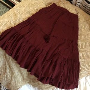 Asymmetrical Earthbound Skirt